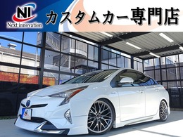 トヨタ プリウス 1.8 S TSS新品車高調新19AW新黒革調新ハンドル/BT