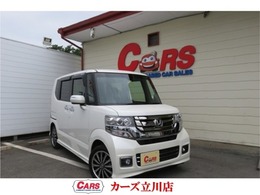 ホンダ N-BOX 660 カスタムG ターボ Lパッケージ 4WD ナビ・ETC・Bカメ・M+Sタイヤ/即 納