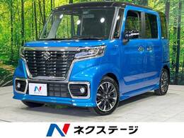 スズキ スペーシア 660 カスタム ハイブリッド XSターボ 4WD 衝突軽減 8型ナビ リアカメラ 2トーン ETC