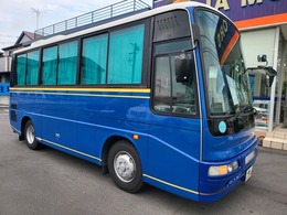 三菱ふそう エアロミディ キャンピングバス　10人乗り　車検R8年10月 自動ドア　5速マニュアル