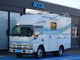 いすゞ エルフ 積載2t 4WD NKS85AN 2人 左サイドドア リア観音 1ナンバー登録