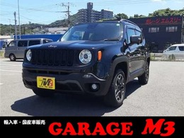 ジープ レネゲード トレイルホーク 4WD 社外8インチナビ　バックカメラ　クルコン