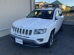 ジープ コンパス リミテッド 4WD 車検整備付　社外メモリーナビ　フルセグTV