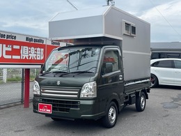 スズキ キャリイ 660 KCスペシャル 3方開 4WD トラベルハウス　2段ベッド　網戸付き窓