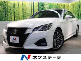 トヨタ クラウンアスリート ハイブリッド 2.5 S Jフロンティア 後期 セーフティセンス メーカーSDナビ バ