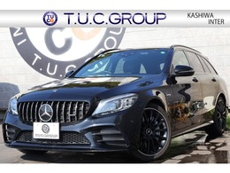 メルセデスAMG Cクラスワゴン C43 4マチック 4WD 後期 RSP PSR 黒革 ナビTV ブルメS 2年保証