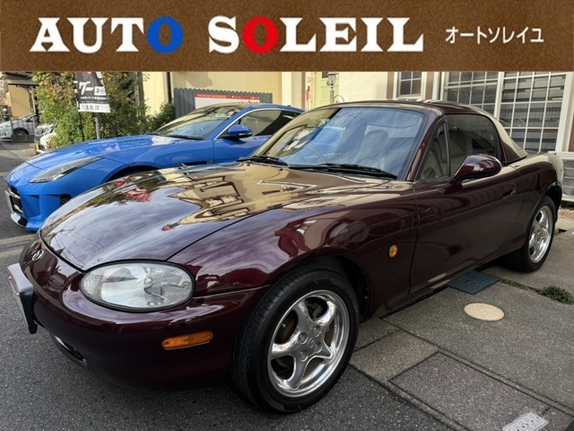 ナルディハンドル・ベージュ本革シート・純正15インチAW・エアコン・パワーステアリング・パワーウィンドウ・純正フルオリジナルカー（エアクリーナー以外）・ドライブシャフトブーツ交換済・純正ハードトップ付