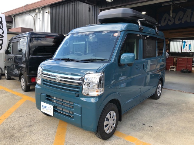 12Vクーラー＋ポタ電仕様の軽キャン！ワンちゃんとお出かけや車中泊にお勧めです、当店デモカーで使用！両側パワスラ＋オートエアコン装着車！断熱防音（天井部分）など快適装備も充実です！ぜひ最後までご覧下さい