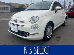 フィアット 500(チンクエチェント) ツインエア ラウンジ ガラスルーフ　ETC　純正ナビ　フルセグTV