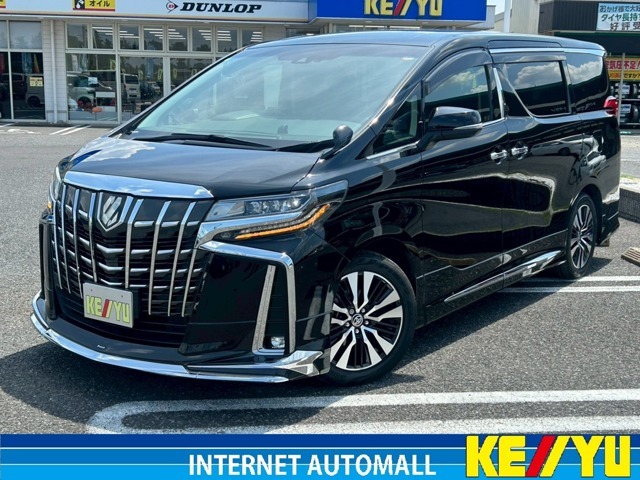 セーフティセンス　アダプティブクルコン　純正9型ナビ　CD/DVD　フルセグTV　Bluetooth　後席モニター　バックカメラ　3眼LED　両側電動スライド　パワーバックドア　電動黒革シート　禁煙