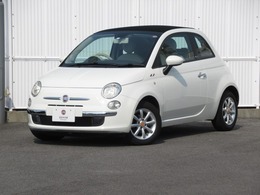 フィアット 500C 1.2 8V ポップ ブラック幌　オープンモデル　レッドシート