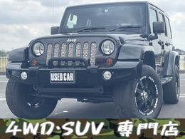 ジープ ラングラー アンリミテッド サハラ 4WD ナビ TV BT Bカメラ クルコン JAOSサス ETC