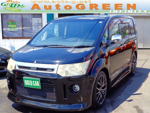 人気のデリカD5！ローデスト専用エアロ装備！1オーナー！マイナーチェンジ車！必見です＾＾