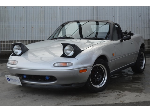 H2年3月　ユーノスロードスター　スペシャルパッケージ　新品クロスガラス幌　ローダウン　16インチAW+ADVANネオバタイヤ　クスコタワーバー　外エアクリ　運セミバケットシート　フォグ　純正Bタイプリップ