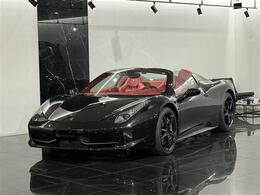 フェラーリ 458スパイダー F1 DCT 正規D車 LEDステアリング OP鍛造20AW