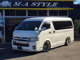 トヨタ ハイエースバン 2.7 スーパーGL ダークプライム ワイド ミドルルーフ ロングボディ AVANZARE M-A STYLEコンプリートデモカー