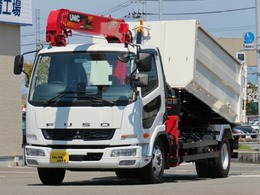 三菱ふそう ファイター 2.15t 4段クレーン付アームロール ラジコンフックイン