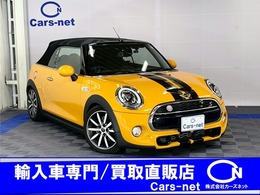 ミニ ミニコンバーチブル クーパーS 電動オープン　純正ナビ　ハーフレザー　ユ