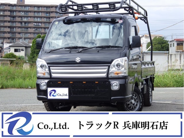 パートタイム4WD　デフロック　デュアルカメラブレーキサポート　横滑り防止装置　車線逸脱警告　ハードカーゴワークキャリア　ハードカーゴ4連作業灯　ハードカーゴLEDスキッドグリル　LEDヘッドランプ