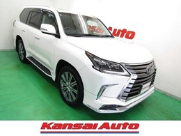 レクサス LX 570 4WD モデリスタエアロ サンルーフ 純正ナビ