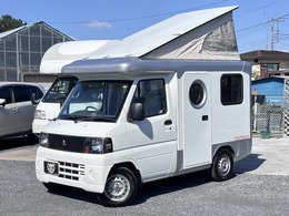 三菱 ミニキャブトラック バンショップミカミ　テントムシ　4WD キャンピング　ポップアップ