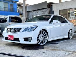 トヨタ クラウンアスリート 後期 車高調 WALD20インチア 