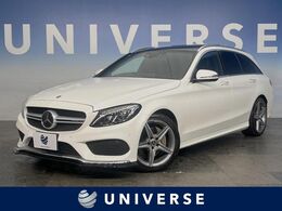メルセデス・ベンツ Cクラスワゴン C220 d ローレウス エディション ディーゼルターボ サンルーフ Rセーフティ 黒革 純正ナビ