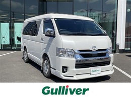 トヨタ ハイエース 2.7 GL ロング ミドルルーフ 純正ナビ 片側パワスラ 後席モニター