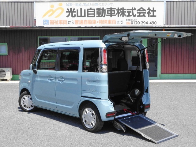 スペーシアの福祉車両が入庫しました！車いすで乗車できるスロープタイプです！