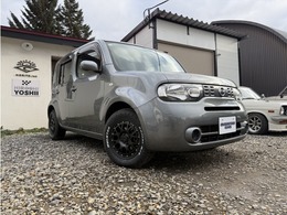 日産 キューブ 1.5 15X FOUR 4WD 認定車 リフトアップ ETC 社外LEDバルブ