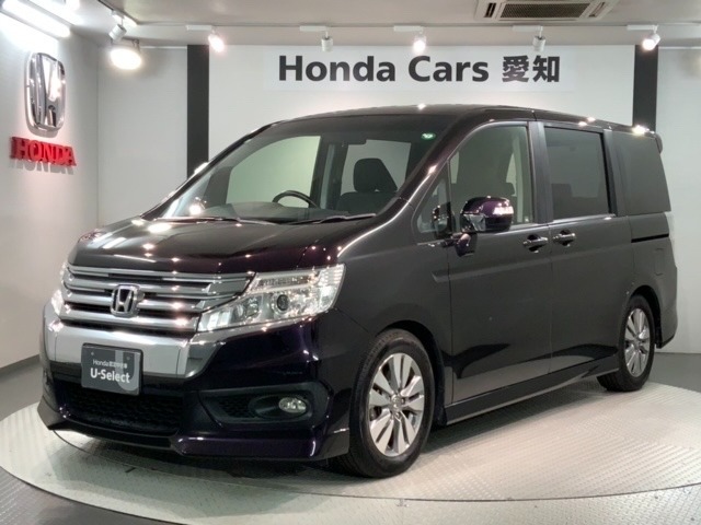 全国納車可 第三者機関証明書付 1年保証 ETC 両側電動ドア HID VSA アルミ フォグ装備のステップワゴンスパーダ Sパワーエディション入庫！