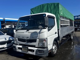 三菱ふそう キャンター 家畜運搬車 新品ホロ・ウインチ・精巧ラック・ETC