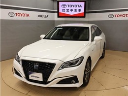 トヨタ クラウン ハイブリッド 2.5 S Cパッケージ 革シート　メモリーナビ　衝突被害軽減
