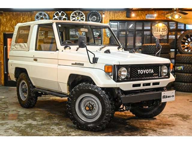 ランドクルーザー70 3.4 STD 幌タイプ ディーゼル 4WD 新品幌・5MT・新品輸出用リングホイール