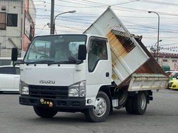 いすゞ エルフ 3.0 高床 ディーゼルターボ 三転ダンプ　積載2t　エアコン