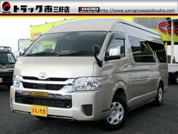 トヨタ ハイエース 2.7 グランドキャビン ファインテックツアラー 4WD 10人乗り　電動スライドドア　2列目キャプ