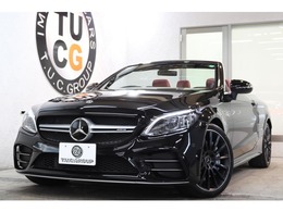 メルセデスAMG Cクラスカブリオレ C43 4マチック 4WD RSP 後期 赤本革 赤幌 HUD ナビTV 2年保証