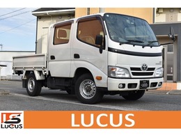 トヨタ トヨエース 3.0 ダブルキャブ ロング シングルジャストロー ディーゼルターボ 4WD AT　普通免許　ETC　バックカメラ　ABS