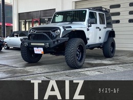 ジープ ラングラー アンリミテッド 4WD 3インチUP JAOSマフラー FUELホイール