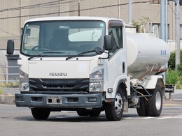 いすゞ エルフ 4t ワイド 散水車 前方圧力・後方重力散水
