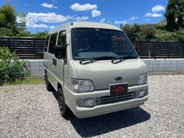 スバル サンバーディアスバン 660 スーパーチャージャー 4WD PS PW ABS リフトアップ