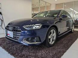 アウディ A4 45 TFSI クワトロ アドバンスト 4WD フルレザーシート　TVチューナー　禁煙車