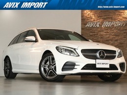 メルセデス・ベンツ Cクラスワゴン C200 ローレウス エディション (BSG搭載モデル) スポーツプラスパッケージ 後期最終 黒革 HUD RSP エアサス 禁煙1オナ