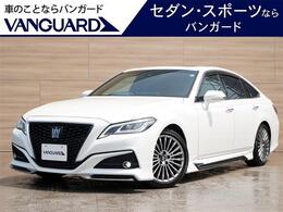 トヨタ クラウン ハイブリッド 2.5 G ムーンルーフ モデリスタエアロ 黒革シー