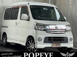 ダイハツ アトレーワゴン 660 カスタムターボRS ブラックエディション HID　黒革調シートカバー　リアスポイラー