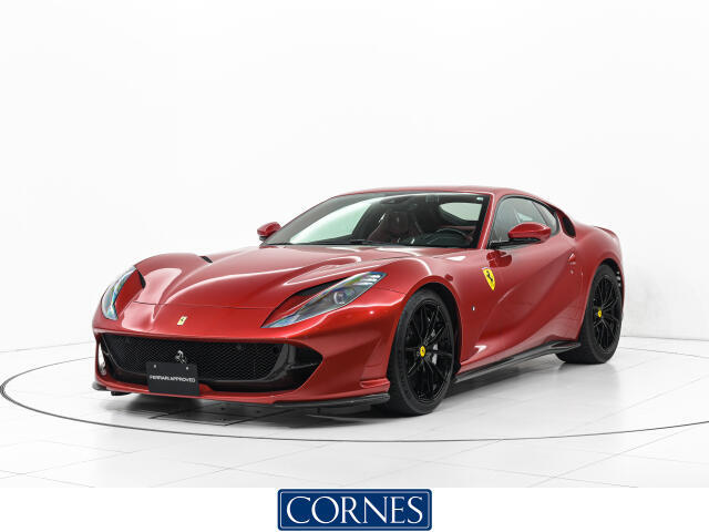 CORNES芝812SuperFast入荷のご案内です。RossoFuoco　LED付ステアリング　パッセンジャーディスプレイ　レーシングシート　鍛造ホイール　サスペンションリフター　カーペット刺繍