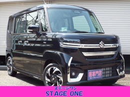 スズキ スペーシア 660 カスタム ハイブリッド XSターボ CVT アイドルS ナビTV BT 両側電動ドア