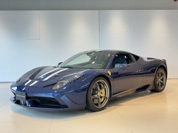 フェラーリ 458スペチアーレ F1 DCT ブルーツールドフランス　カーボンステアリ