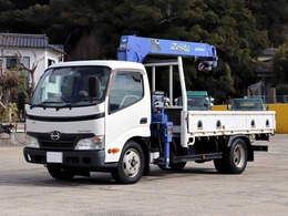 日野自動車 デュトロ 2t 3段クレーン付 ラジコン ロング BKG-XZU344M