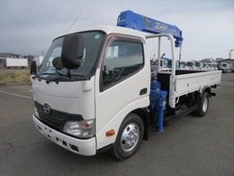 日野自動車 デュトロ 3t標準ロング4段クレーンラジコン付　AT車 タダノ製　車検整備付